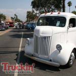white ford coe truck